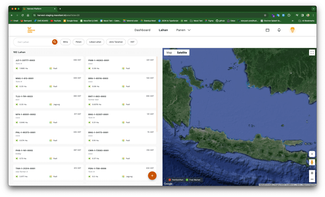MTT Harvest Platform